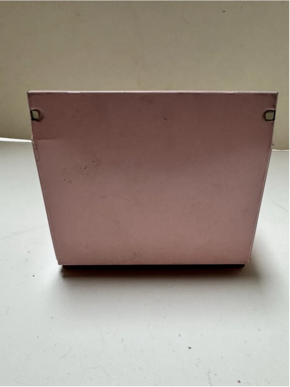 Vintage 1950s Japan Pink Metal Or Tin Doll Stove Oven MCM
